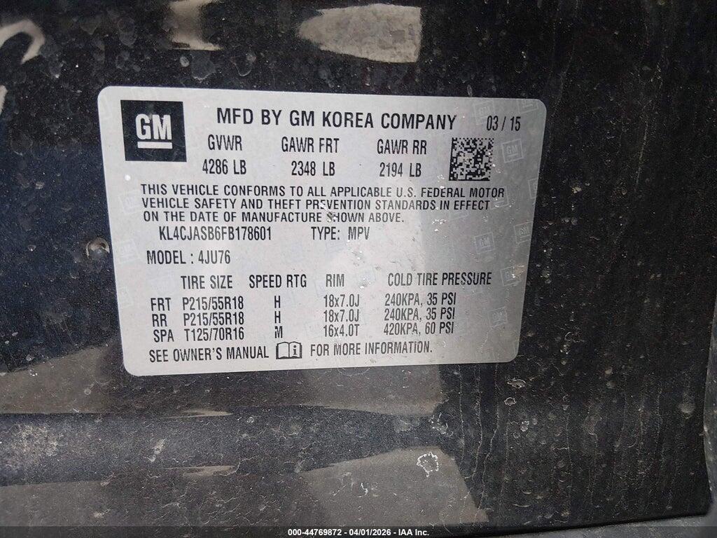 KL4CJASB6FB178601 2015 BUICK ENCORE photo no. 9