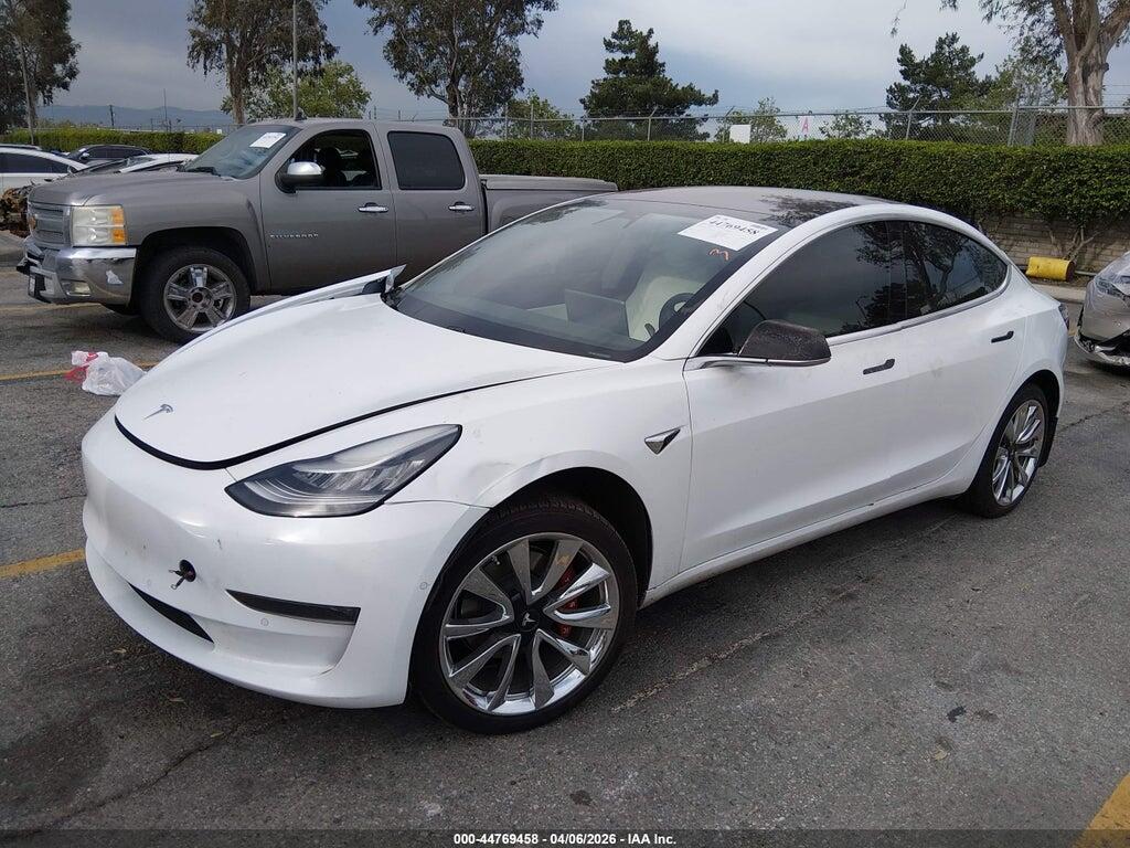 5YJ3E1EB9JF135530 2018 TESLA MODEL 3 photo no. 2