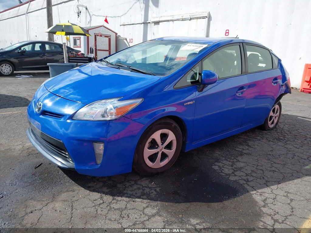 JTDKN3DU9F2001511 2015 TOYOTA PRIUS photo no. 2