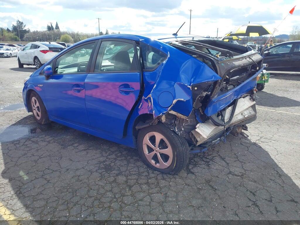 JTDKN3DU9F2001511 2015 TOYOTA PRIUS photo no. 3