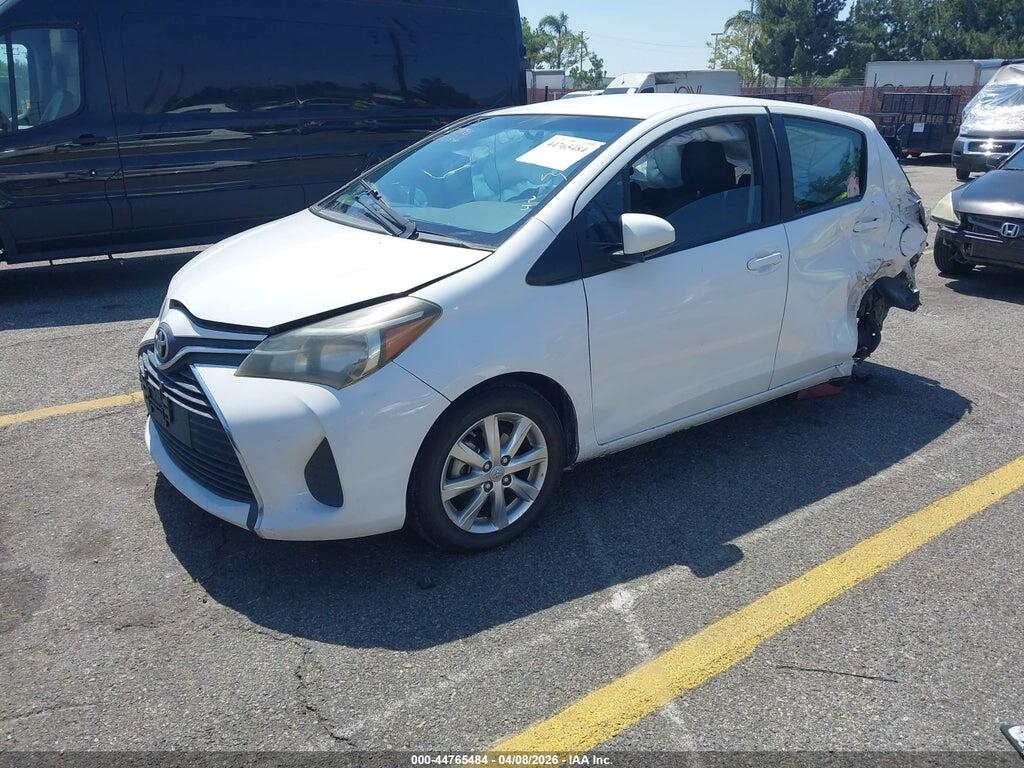 VNKKTUD39FA017109 2015 TOYOTA YARIS photo no. 2