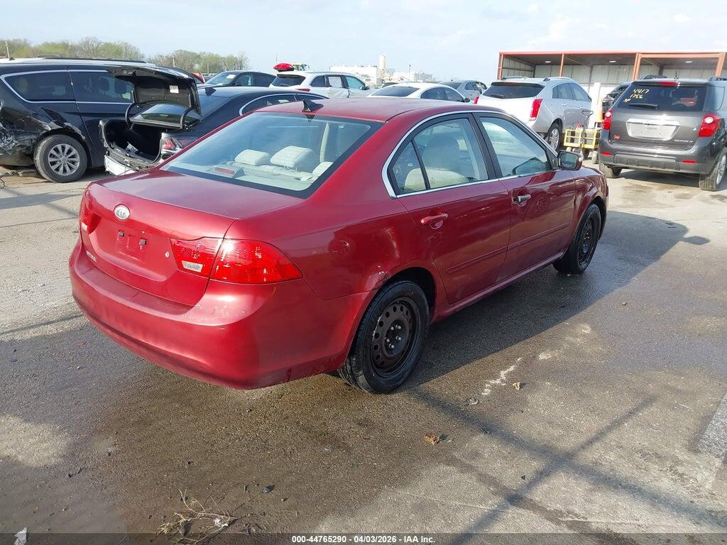 KNAGG4A87A5450820 2010 KIA OPTIMA photo no. 4