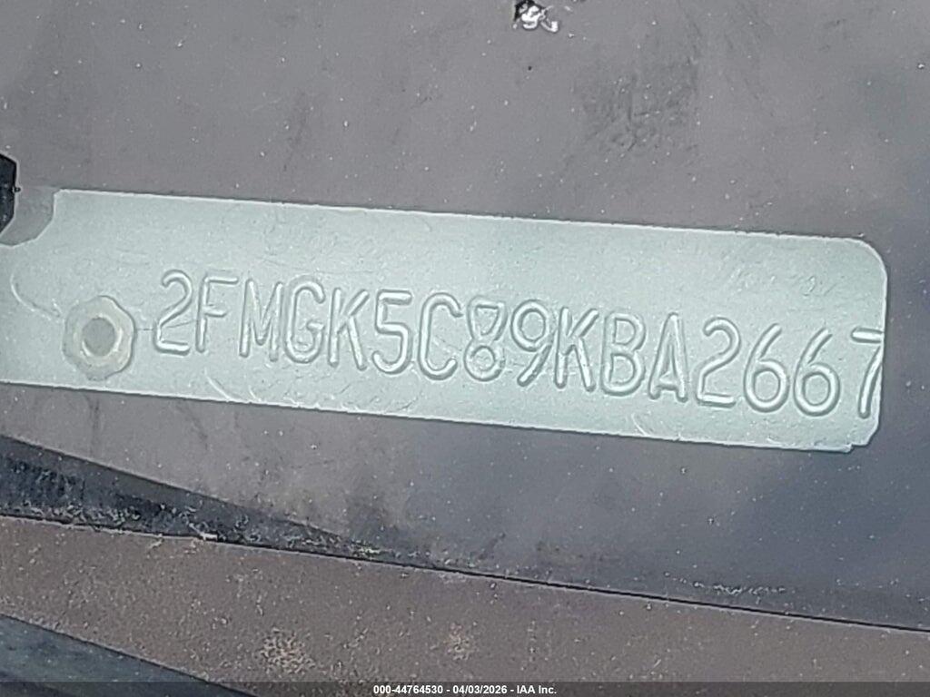 2FMGK5C89KBA26679 2019 FORD FLEX photo no. 9