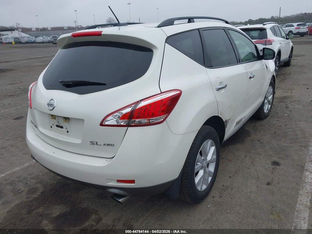 JN8AZ1MW2CW223614 2012 NISSAN MURANO photo no. 4