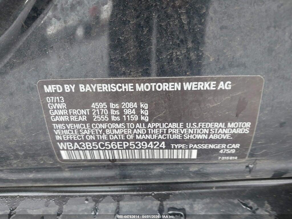 WBA3B5C56EP539424 2014 BMW 328I photo no. 9