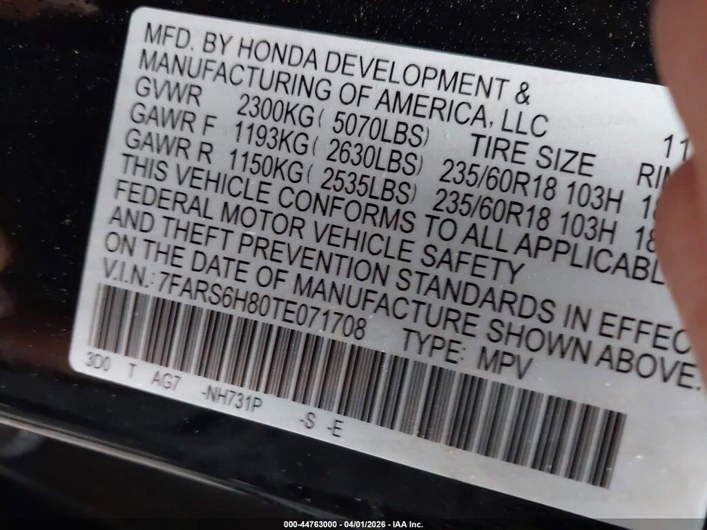 7FARS6H80TE071708 2026 HONDA CR-V HYBRID photo no. 9