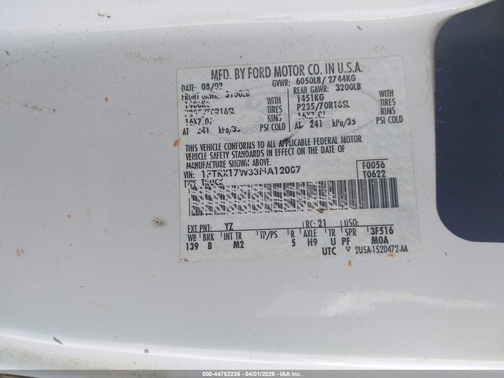 1FTRX17W33NA12007 2003 FORD F-150 photo no. 9