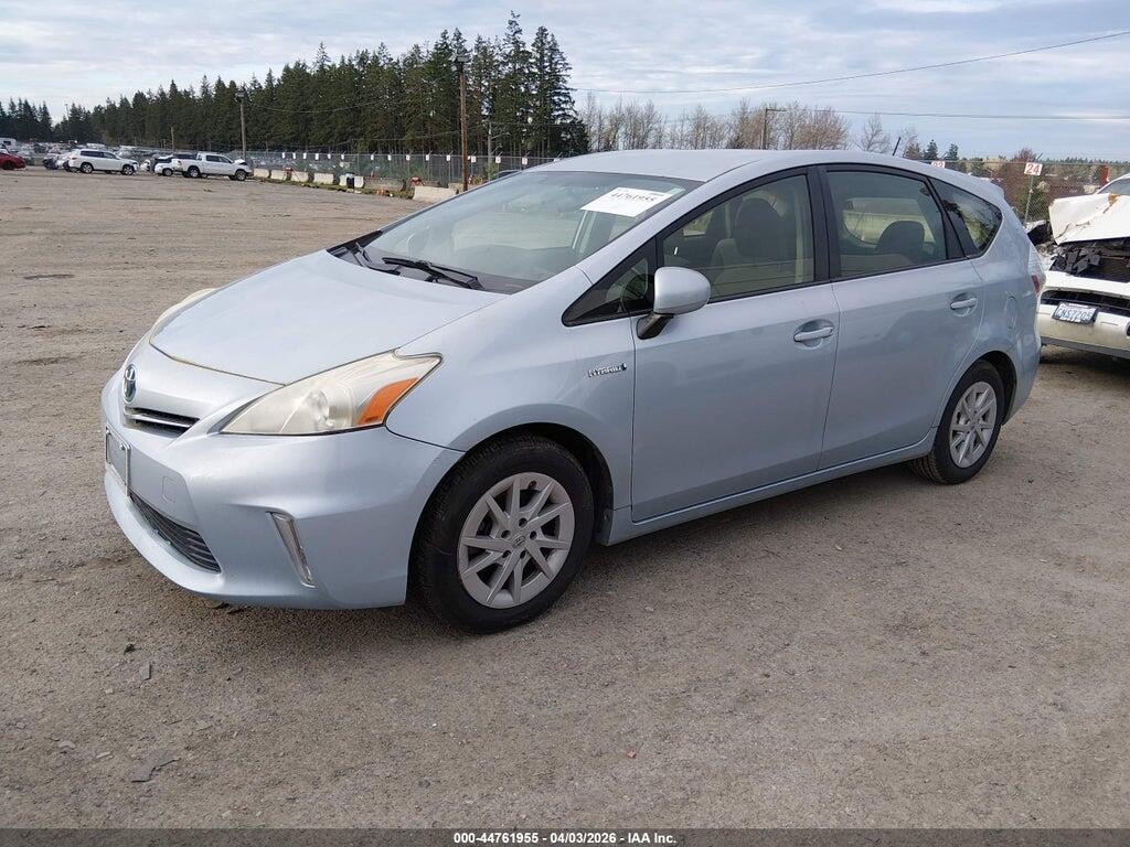 JTDZN3EUXC3145992 2012 TOYOTA PRIUS V photo no. 2