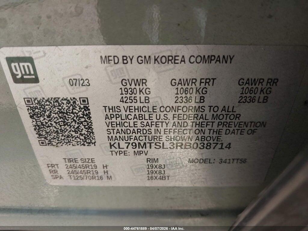 KL79MTSL3RB038714 2024 CHEVROLET TRAILBLAZER photo no. 9