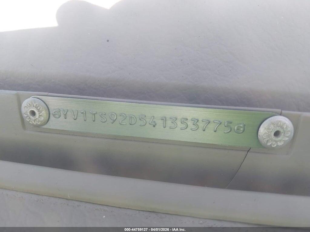 YV1TS92D541353775 2004 VOLVO S80 photo no. 9