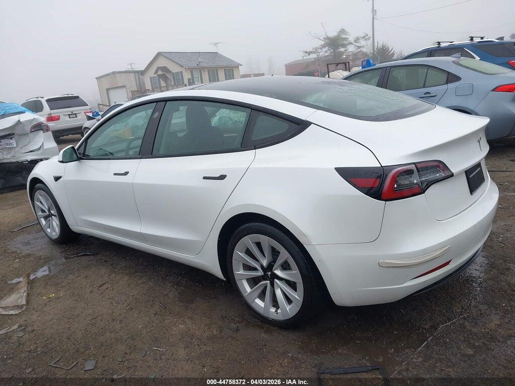 5YJ3E1EA2NF165790 2022 TESLA MODEL 3 photo no. 3