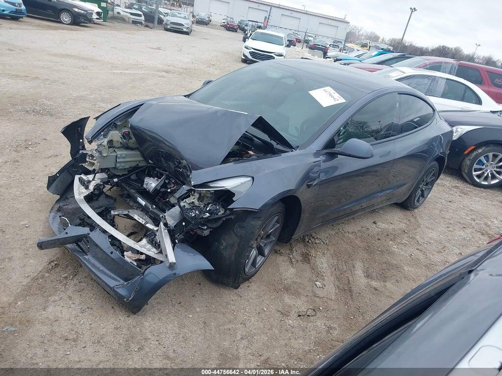 5YJ3E1EB4NF338105 2022 TESLA MODEL 3 photo no. 2