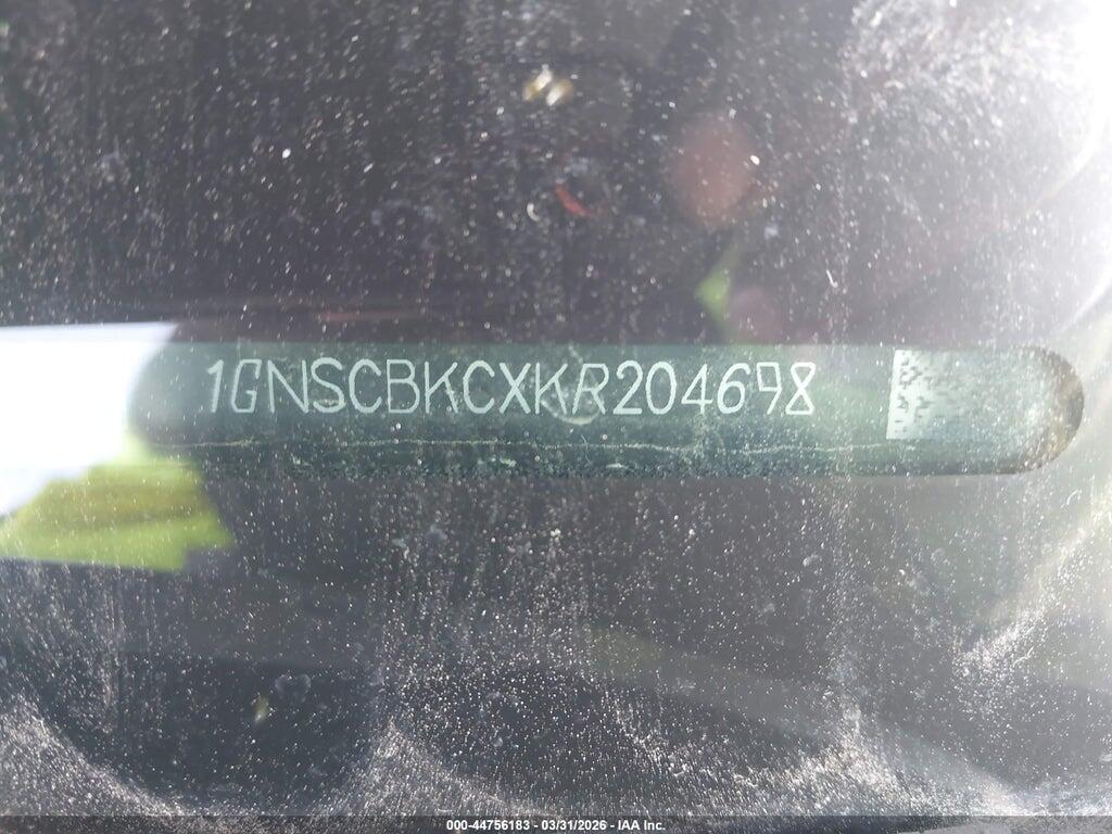 1GNSCBKCXKR204698 2019 CHEVROLET TAHOE photo no. 9