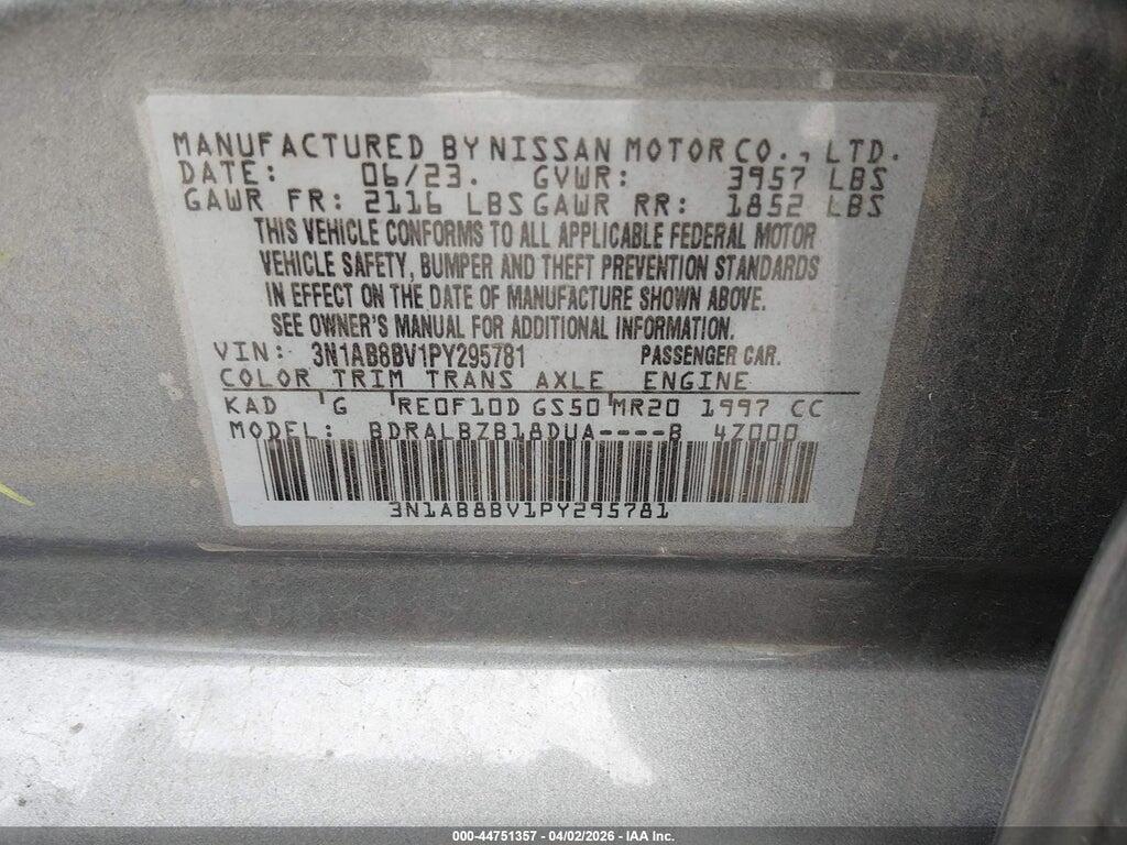 3N1AB8BV1PY295781 2023 NISSAN SENTRA photo no. 9