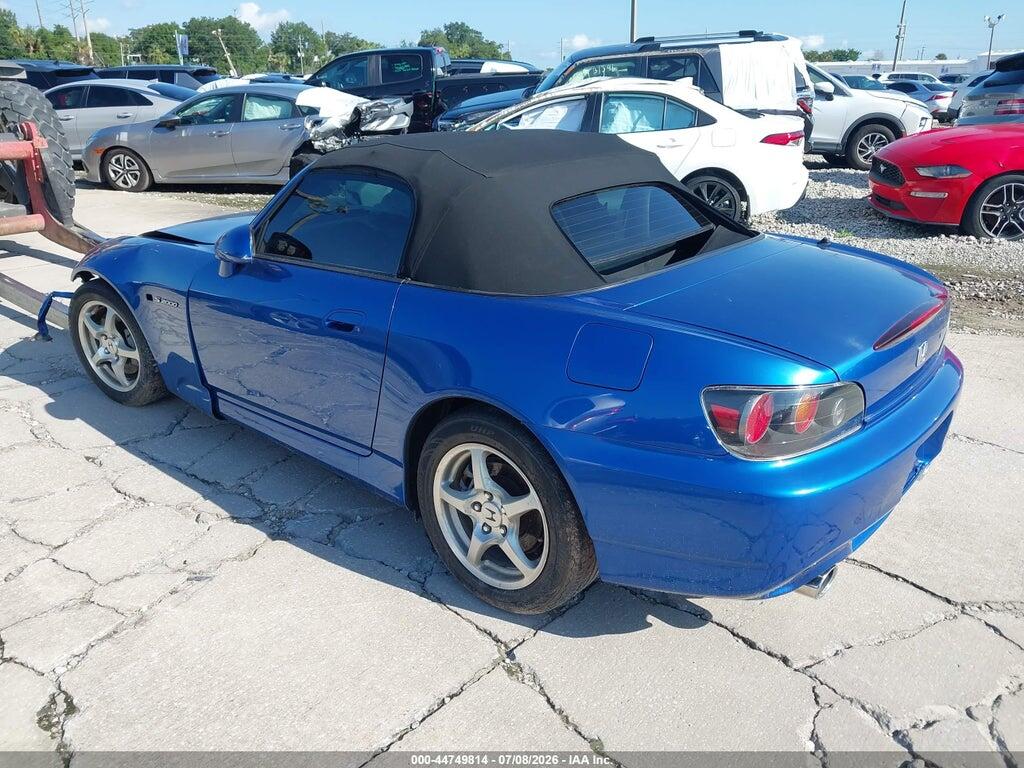 JHMAP21488S002106 2008 HONDA S2000 photo no. 3