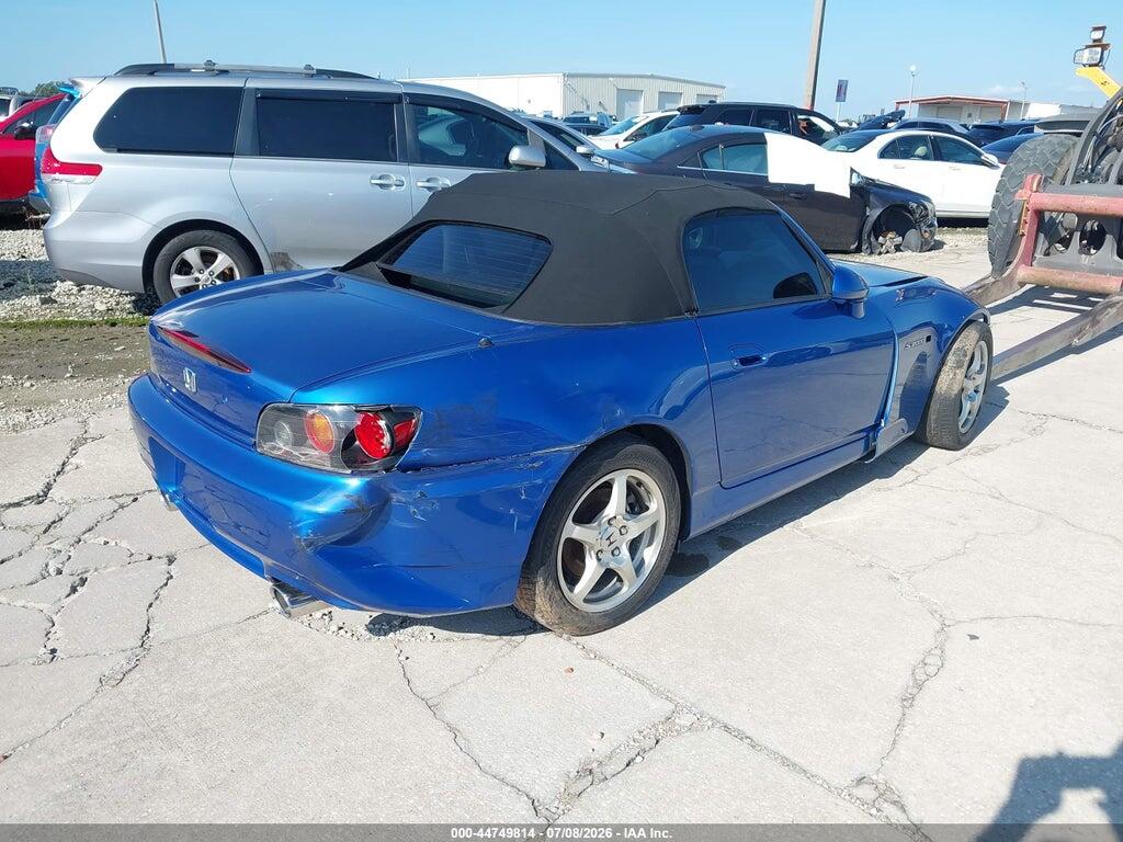 JHMAP21488S002106 2008 HONDA S2000 photo no. 4