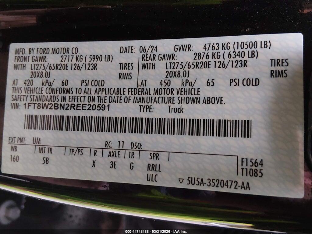 1FT8W2BN2REE20591 2024 FORD F-250 photo no. 8