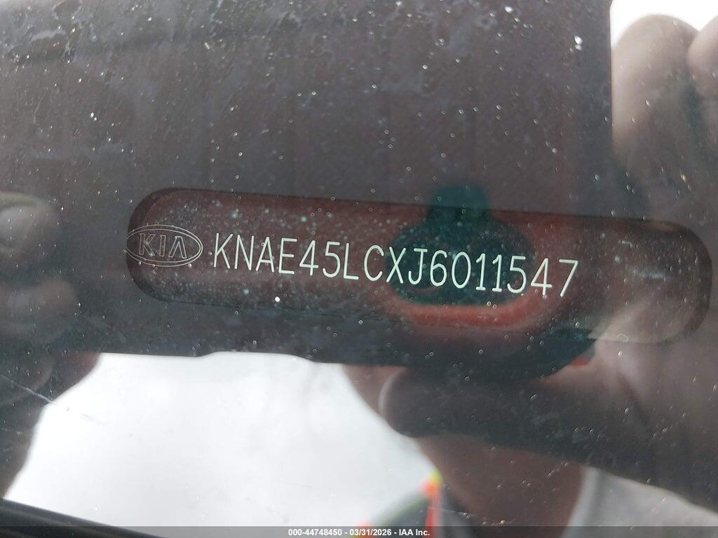 KNAE45LCXJ6011547 2018 KIA STINGER photo no. 9