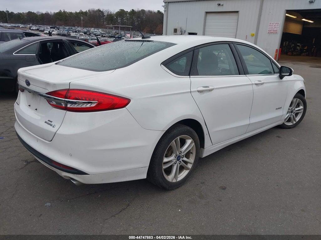 3FA6P0LUXJR148331 2018 FORD FUSION HYBRID photo no. 4