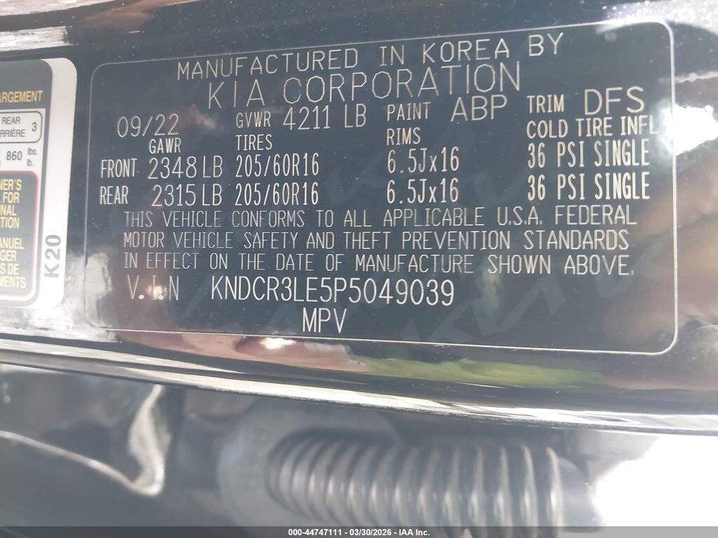 KNDCR3LE5P5049039 2023 KIA NIRO photo no. 9