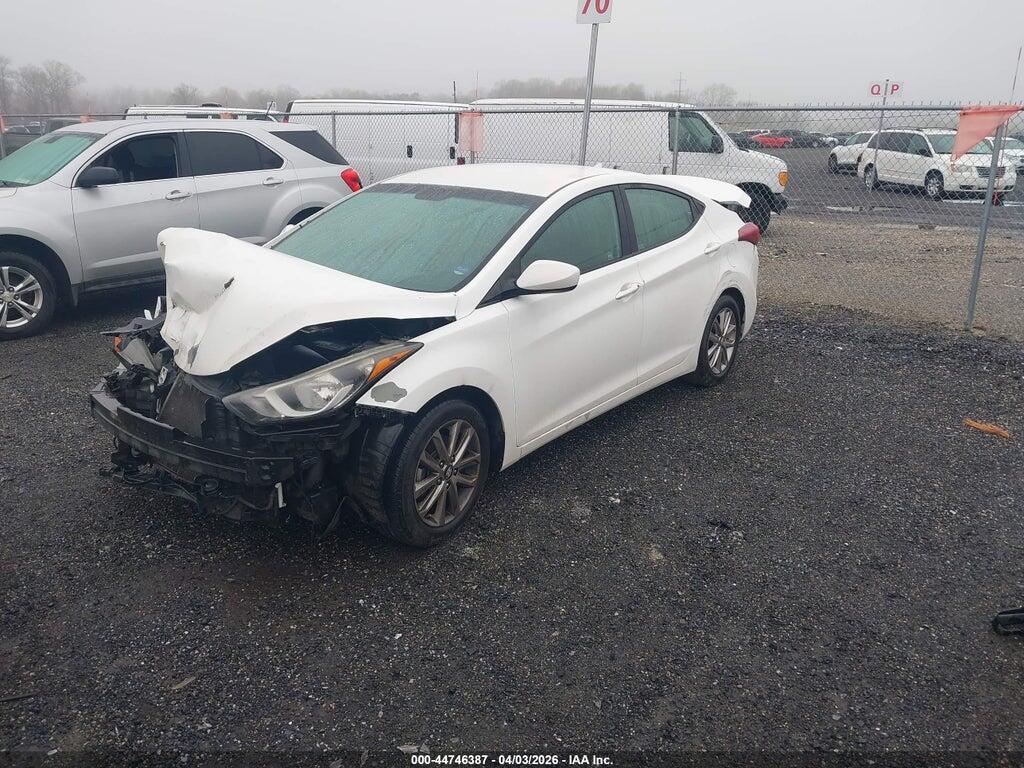 5NPDH4AE5EH502475 2014 HYUNDAI ELANTRA photo no. 2