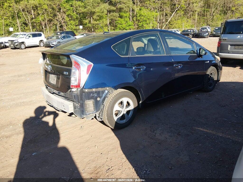 JTDKN3DU3E1742984 2014 TOYOTA PRIUS photo no. 4