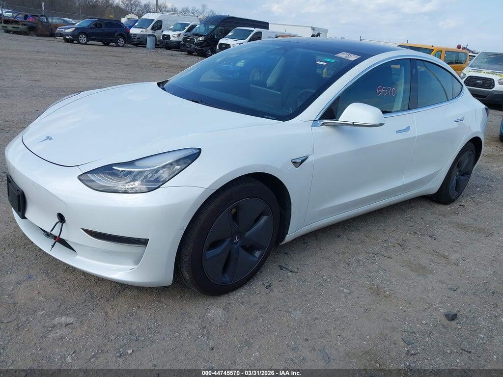 5YJ3E1EB2KF493389 2019 TESLA MODEL 3 photo no. 2