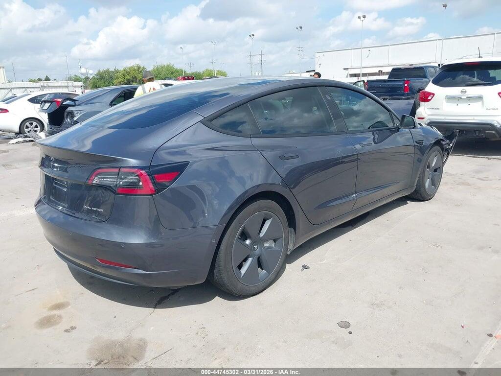 5YJ3E1EB3NF170814 2022 TESLA MODEL 3 photo no. 4