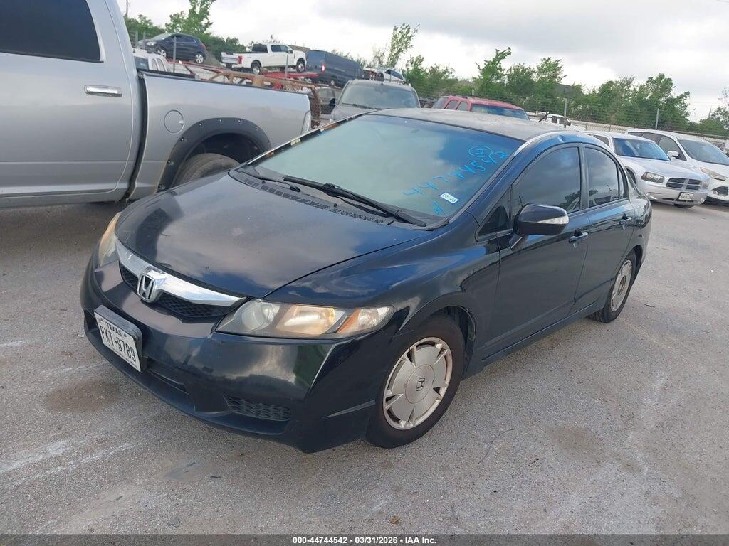 JHMFA3F2XAS002506 2010 HONDA CIVIC HYBRID photo no. 2