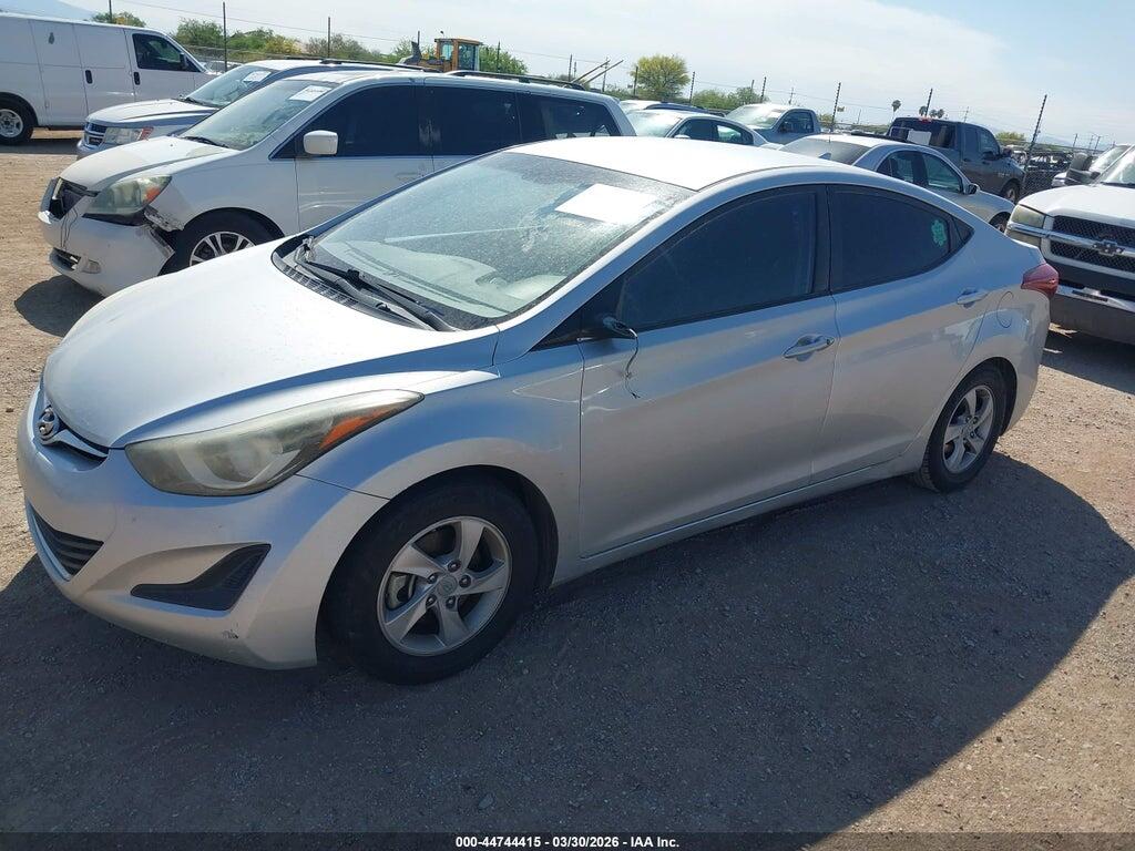5NPDH4AE8EH494369 2014 HYUNDAI ELANTRA photo no. 2
