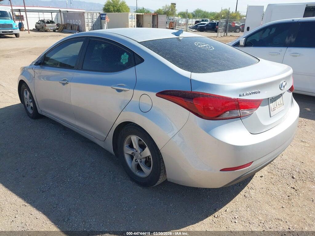 5NPDH4AE8EH494369 2014 HYUNDAI ELANTRA photo no. 3