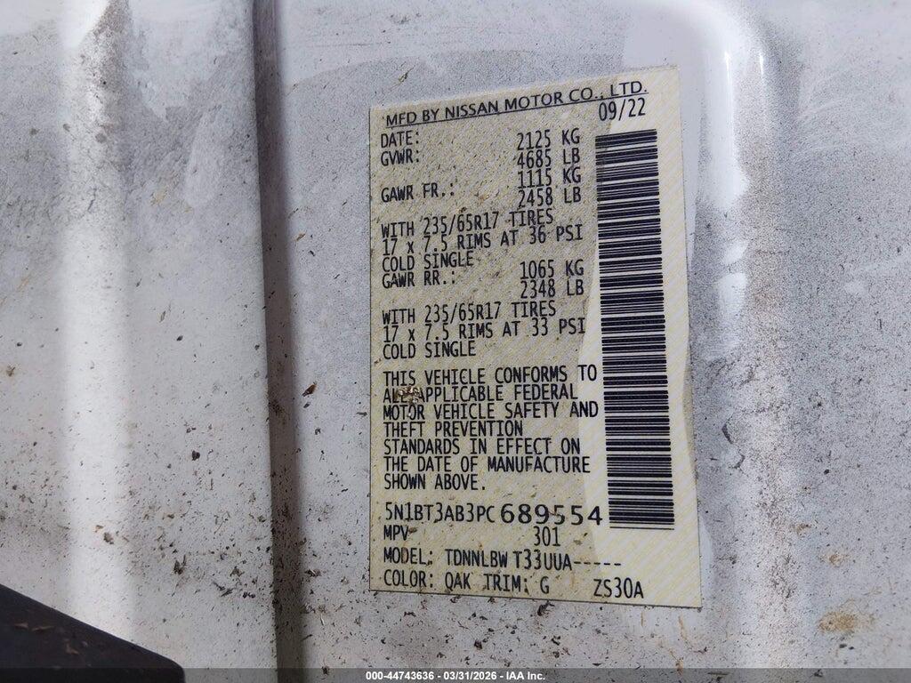 5N1BT3AB3PC689554 2023 NISSAN ROGUE photo no. 9