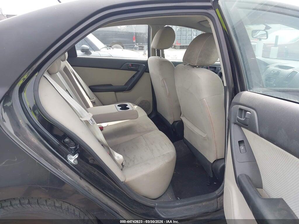 KNAFU4A23A5166102 2010 KIA FORTE photo no. 8