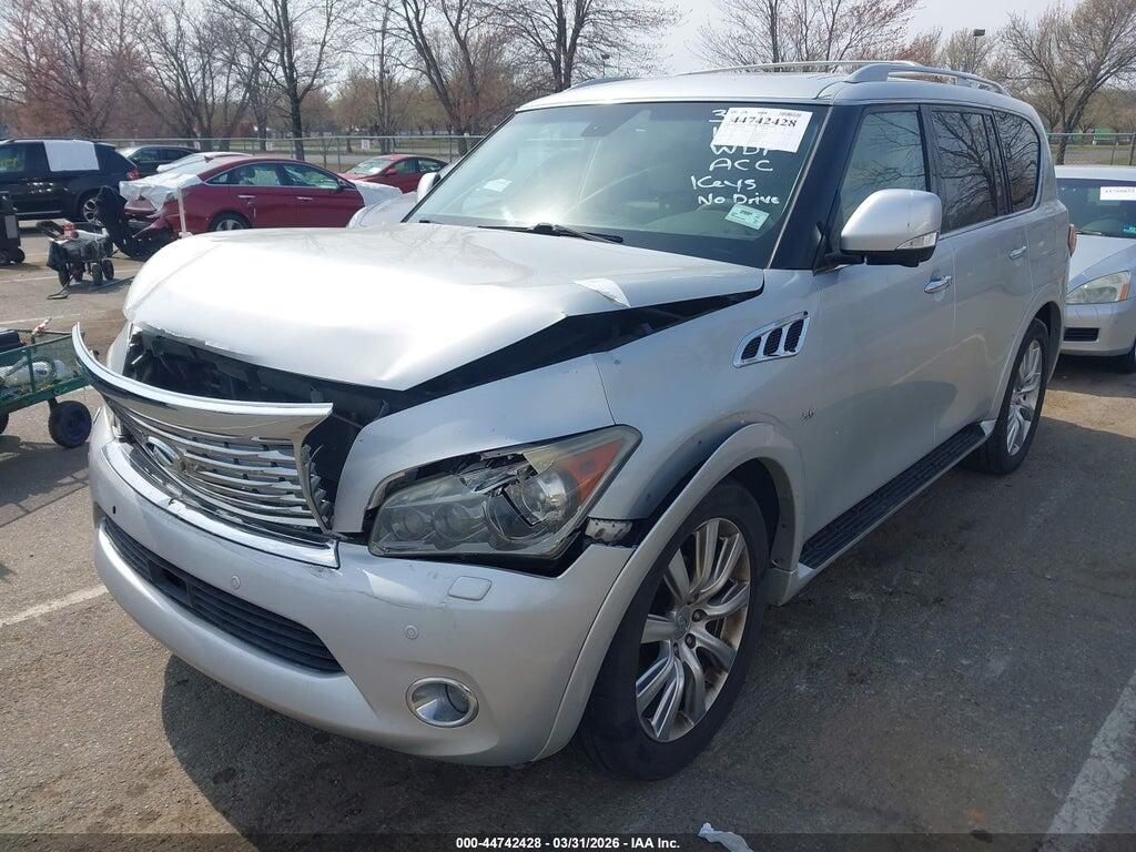 JN8AZ2ND8E9750626 2014 INFINITI QX80 photo no. 2