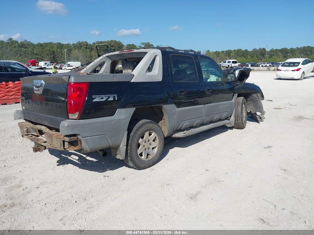 3GNEK13T42G235258 2002 CHEVROLET AVALANCHE 1500 photo no. 4