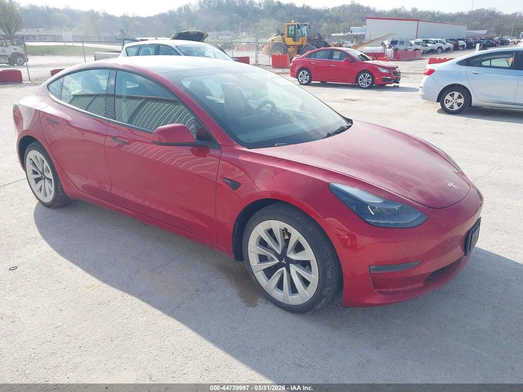 5YJ3E1EB9NF360813 2022 TESLA MODEL 3 photo no. 1