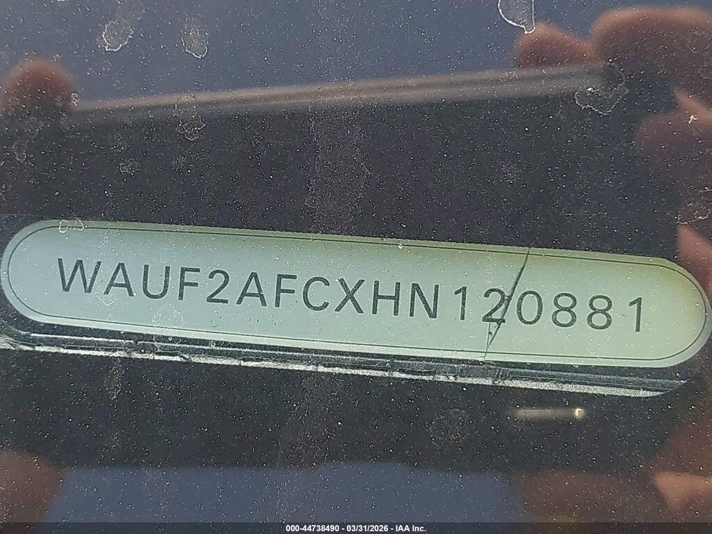 WAUF2AFCXHN120881 2017 AUDI A6 photo no. 9