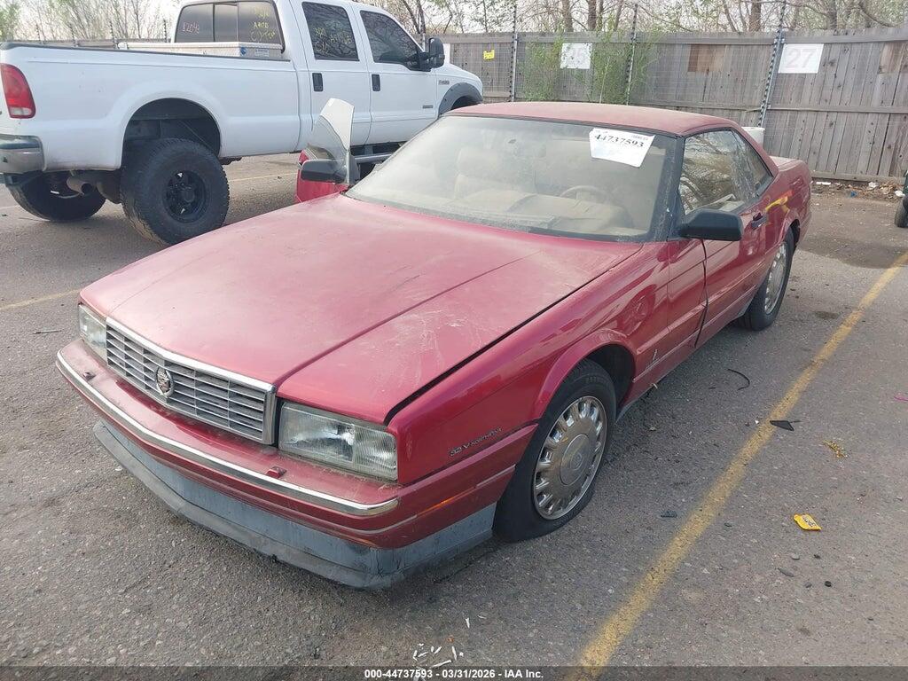 1G6VS339XPU127405 1993 CADILLAC ALLANTE photo no. 2