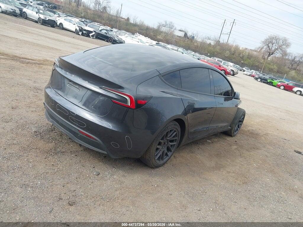 5YJ3E1EA9SF023321 2025 TESLA MODEL 3 photo no. 4