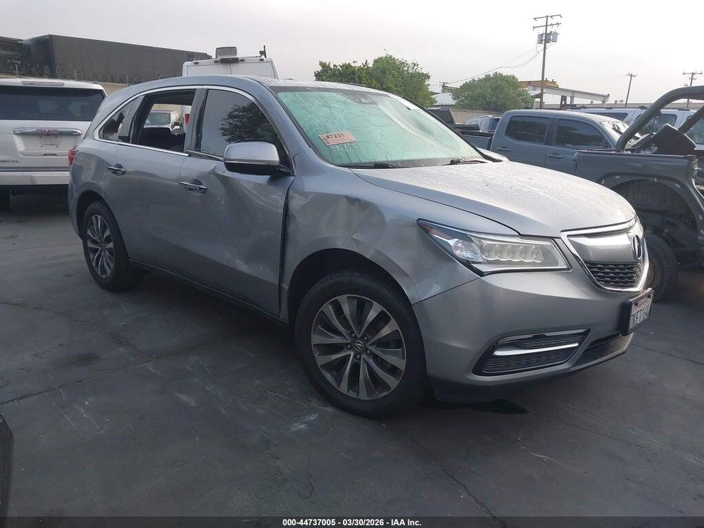 5FRYD3H44GB001338 2016 ACURA MDX photo no. 1