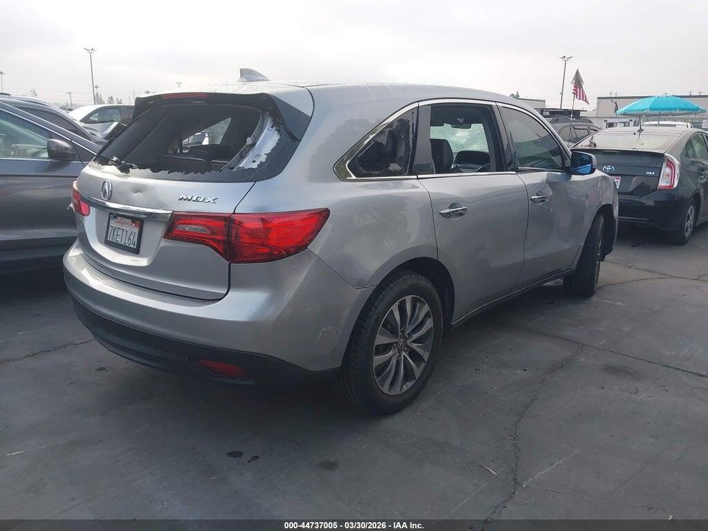 5FRYD3H44GB001338 2016 ACURA MDX photo no. 4