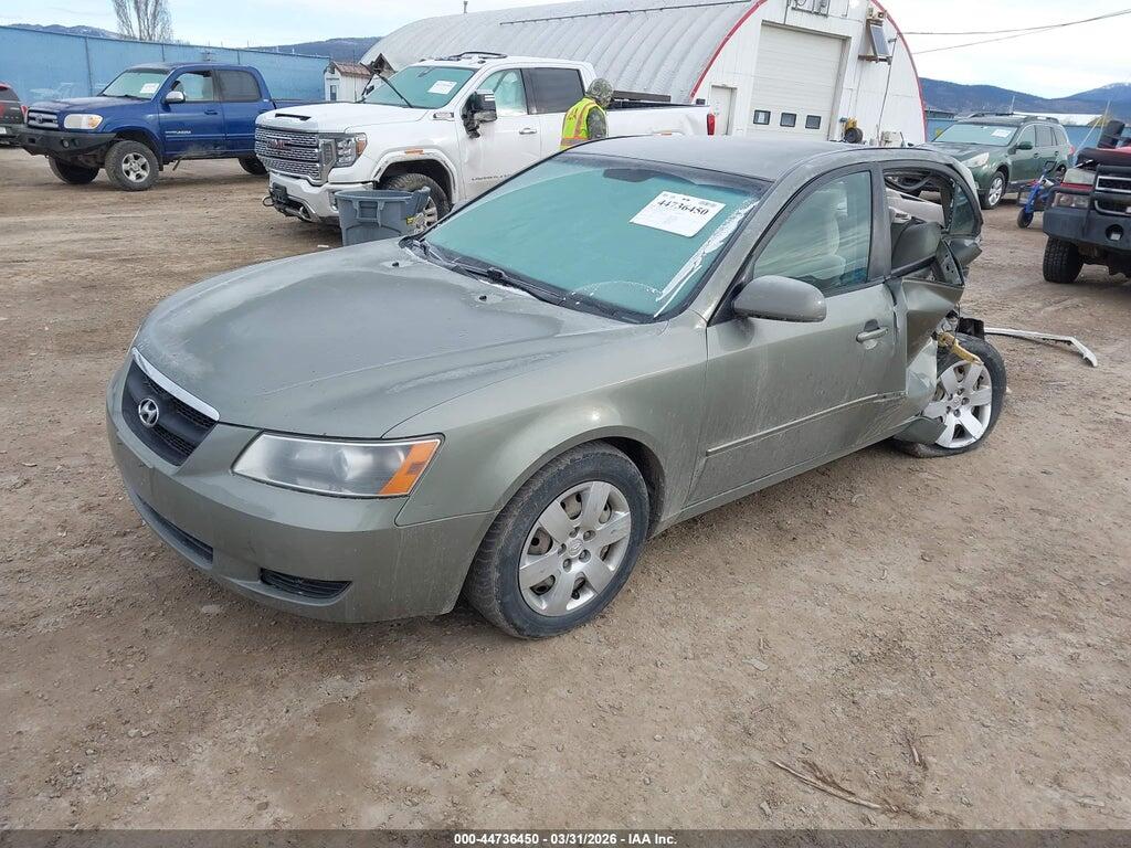 5NPET46F38H396262 2008 HYUNDAI SONATA photo no. 2