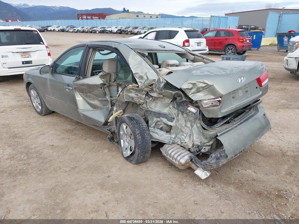 5NPET46F38H396262 2008 HYUNDAI SONATA photo no. 3