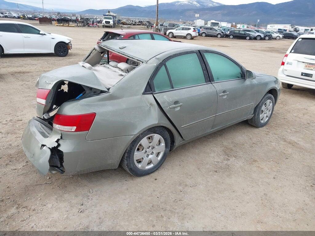 5NPET46F38H396262 2008 HYUNDAI SONATA photo no. 4