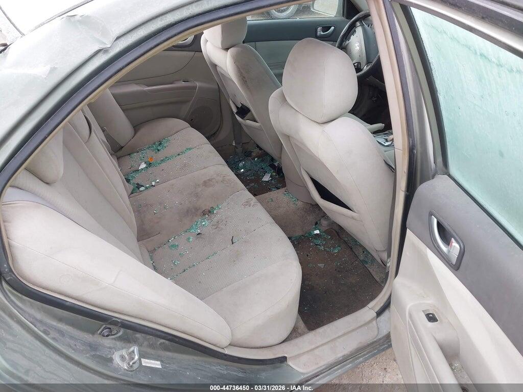 5NPET46F38H396262 2008 HYUNDAI SONATA photo no. 8