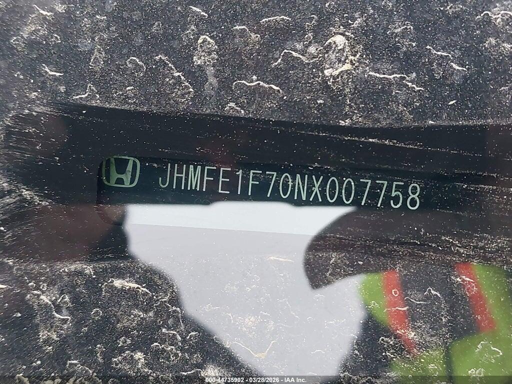 JHMFE1F70NX007758 2022 HONDA CIVIC photo no. 9