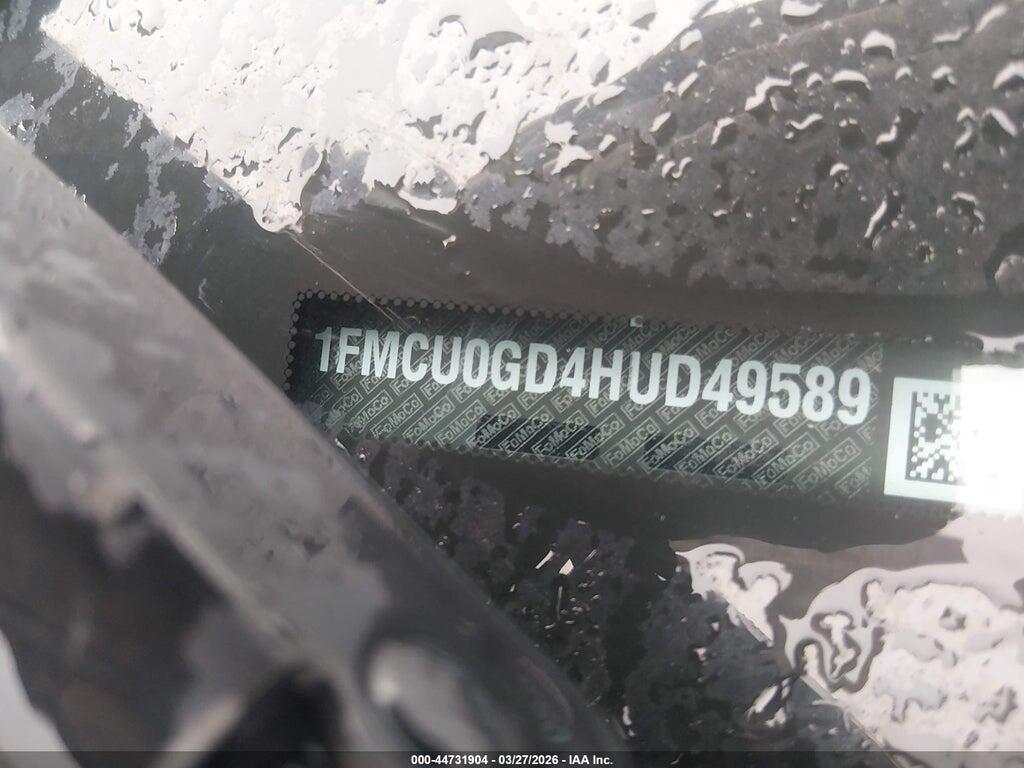 1FMCU0GD4HUD49589 2017 FORD ESCAPE photo no. 9