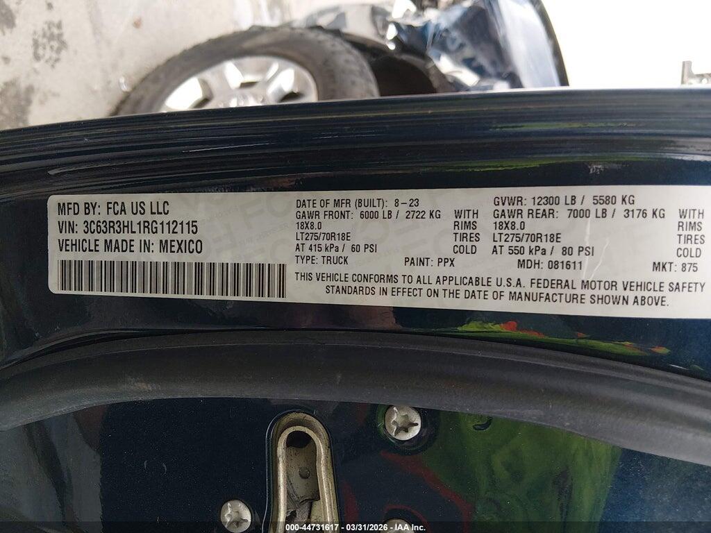 3C63R3HL1RG112115 2024 RAM 3500 photo no. 9