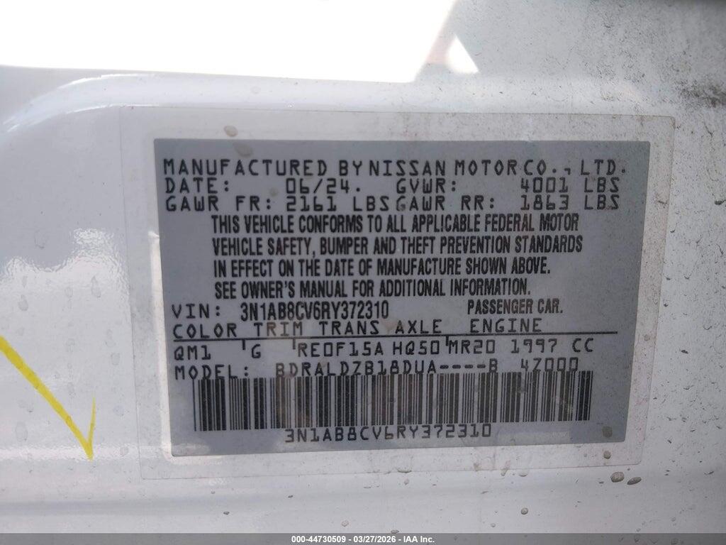 3N1AB8CV6RY372310 2024 NISSAN SENTRA photo no. 9
