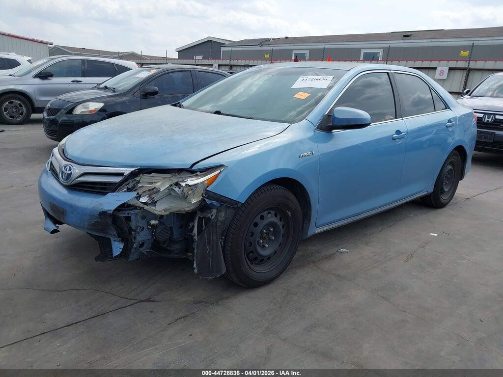 4T1BD1FK3CU054249 2012 TOYOTA CAMRY HYBRID photo no. 2